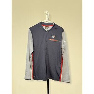Nike Dri-Fit NFL Houston Texans Football Quarter Zip Sweatshirt Men’s Small